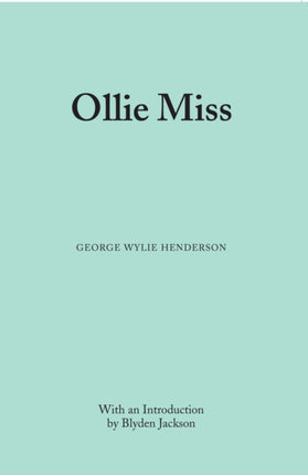Ollie Miss The Library of Alabama Classics