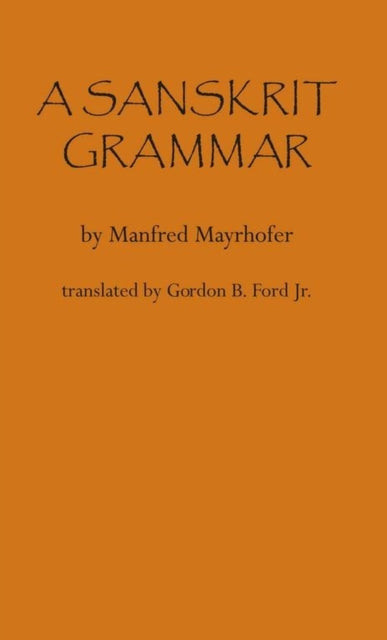 A Sanskrit Grammar