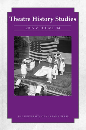 Theatre History Studies 2015 Volume 34