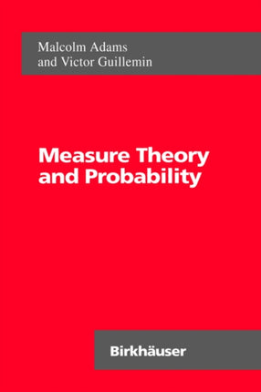 Measure Theory and Probability The Wadsworth  BrooksCole Mathematics Series