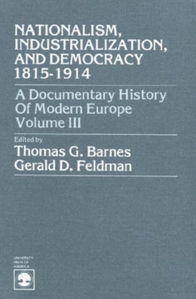 Nationalism Industrialization and Democracy