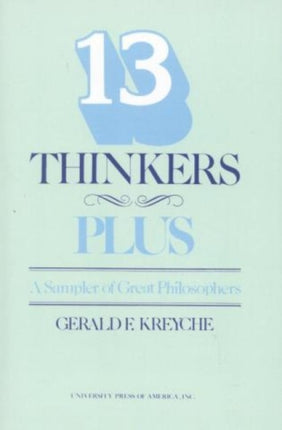 Thirteen ThinkersPlus A Sampler of Great