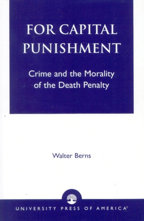 For Capital Punishment