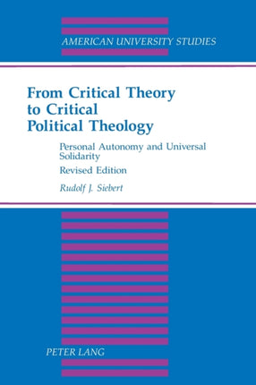 From Critical Theory to Critical Political