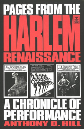 Pages from the Harlem Renaissance A Chronicle of Performance 6 Studies in African and AfroAmerican Culture