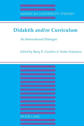 Didaktik andor Curriculum An International