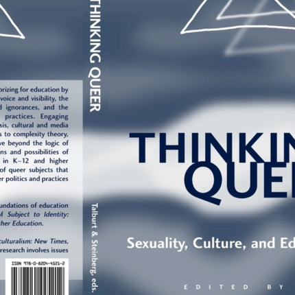 Thinking Queer Sexuality Culture and Education