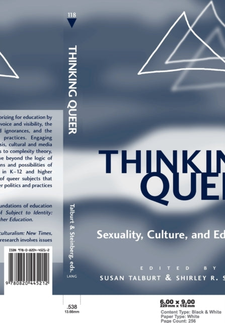 Thinking Queer Sexuality Culture and Education