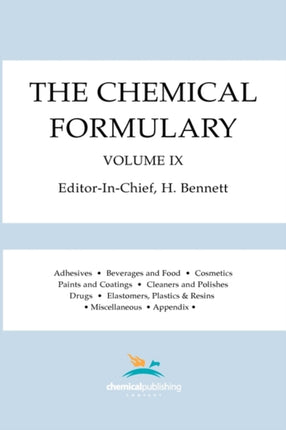 The Chemical Formulary Volume 9