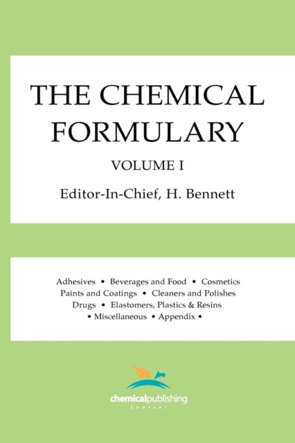 The Chemical Formulary Volume 1
