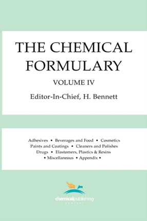 The Chemical Formulary Volume 4 004