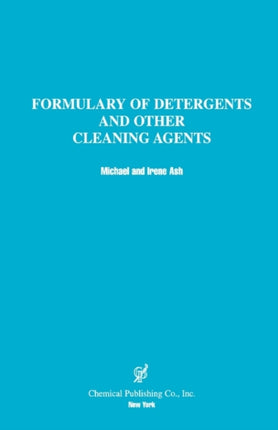 Formulary of Detergents  Other Cleaning Agents