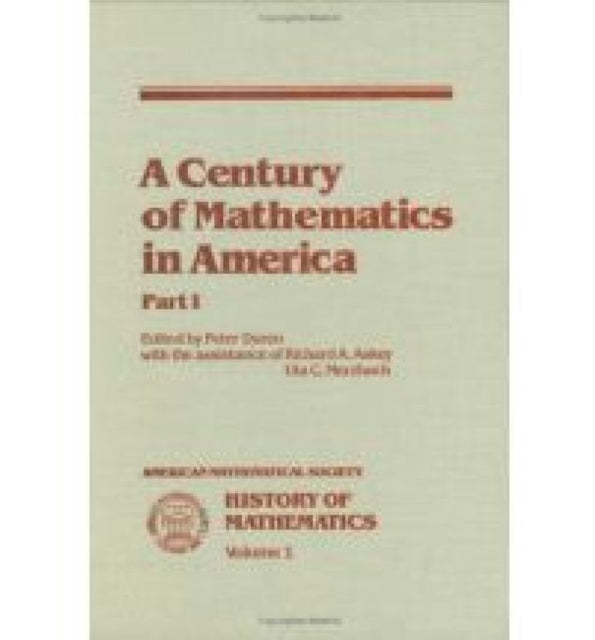 A Century of Mathematics in America