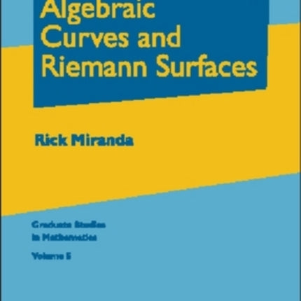 Algebraic Curves and Riemann Surfaces