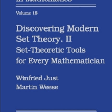 Discovering Modern Set Theory Part 2