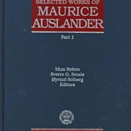 Selected Works of Maurice Auslander Volumes 1  2
