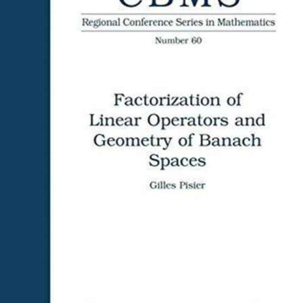 PisierFactor Linear Oper Cbms 60 P Expanded Lec