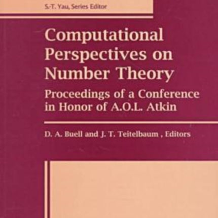 Computational Perspectives on Number Theory