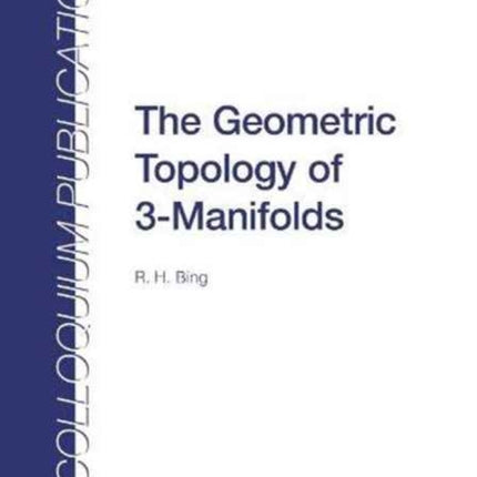 The Geometric Topology of 3Manifolds