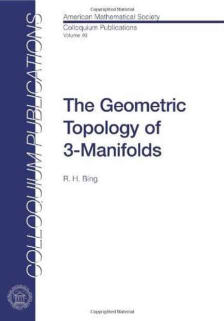 The Geometric Topology of 3Manifolds