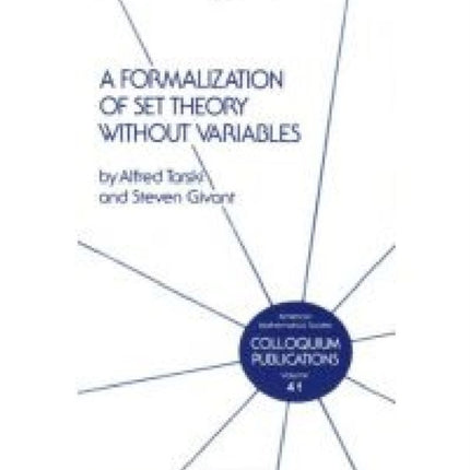 A Formalization of Set Theory without Variables