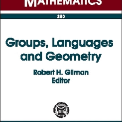 Groups Languages and Geometry