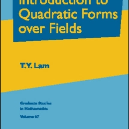 Introduction to Quadratic Forms Over Fields