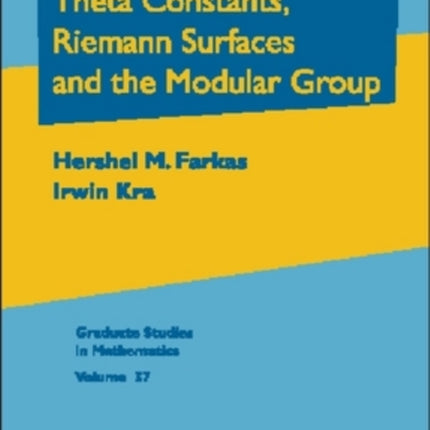 Theta Constants Riemann Surfaces and the Modular Group