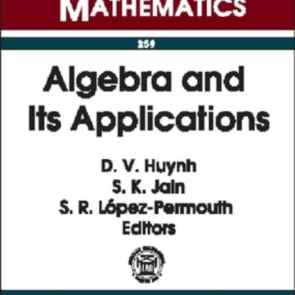 Algebra and Its Applications