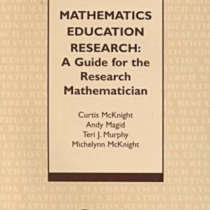 Mathematics Education Research