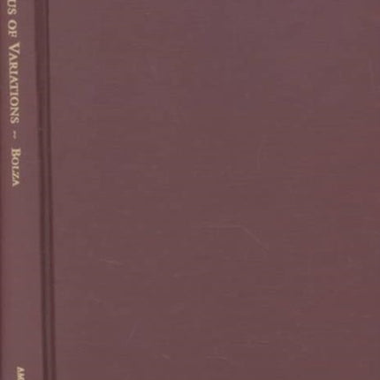 Lectures on the Calculus of Variations