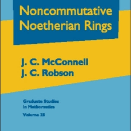 Noncommutative Noetherian Rings