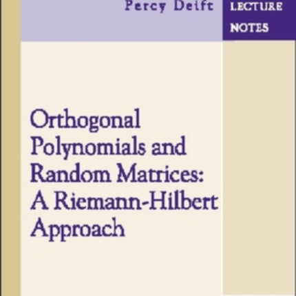 Orthogonal Polynomials and Random Matrices  A