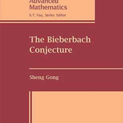 The Bieberbach Conjecture
