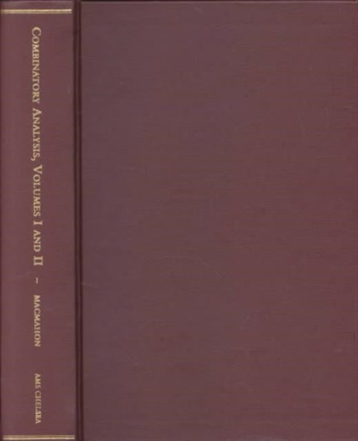 Combinatory Analysis Volume 1  2