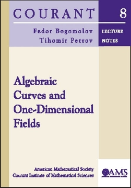 Algebraic Curves and Onedimensional Fields