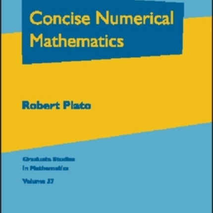 Concise Numerical Mathematics