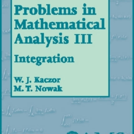 Problems in Mathematical Analysis Volume 3