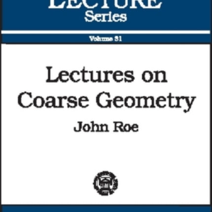 Lectures on Coarse Geometry