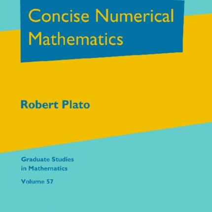 Concise Numerical Mathematics