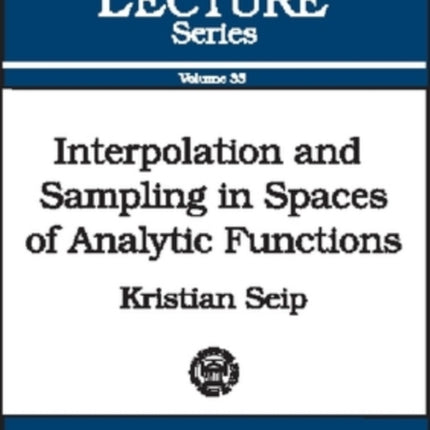 Interpolation and Sampling in Spaces of Analytic Functions