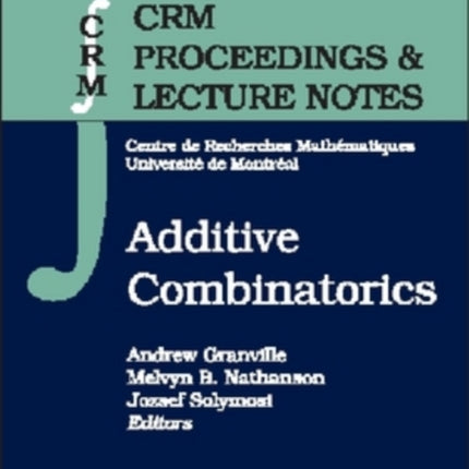 Additive Combinatorics