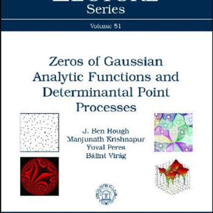 Zeros of Gaussian Analytic Functions and Determinantal Point Processes