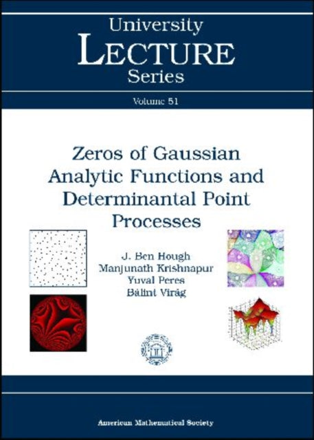 Zeros of Gaussian Analytic Functions and Determinantal Point Processes