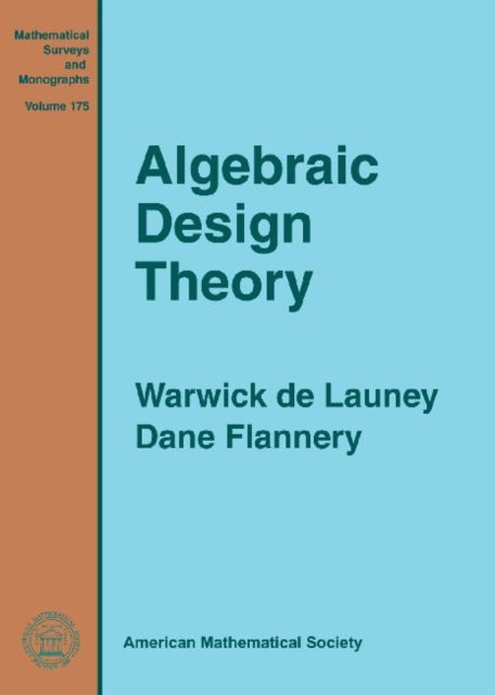 Algebraic Design Theory