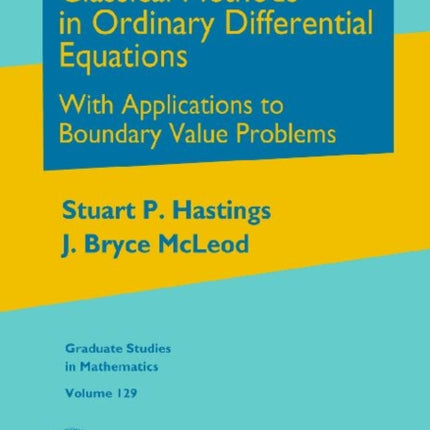 Classical Methods in Ordinary Differential