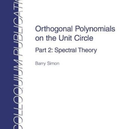 Orthogonal Polynomials on the Unit Circle  Part 2 Spectral Theory