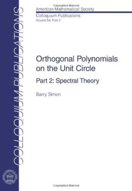 Orthogonal Polynomials on the Unit Circle  Part 2 Spectral Theory