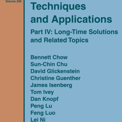 The Ricci Flow Techniques and Applications  Part IV LongTime Solutions and Related Topics