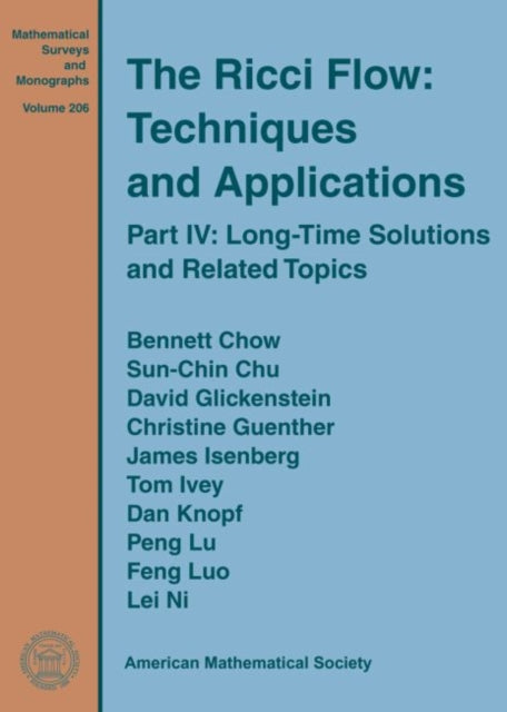 The Ricci Flow Techniques and Applications  Part IV LongTime Solutions and Related Topics